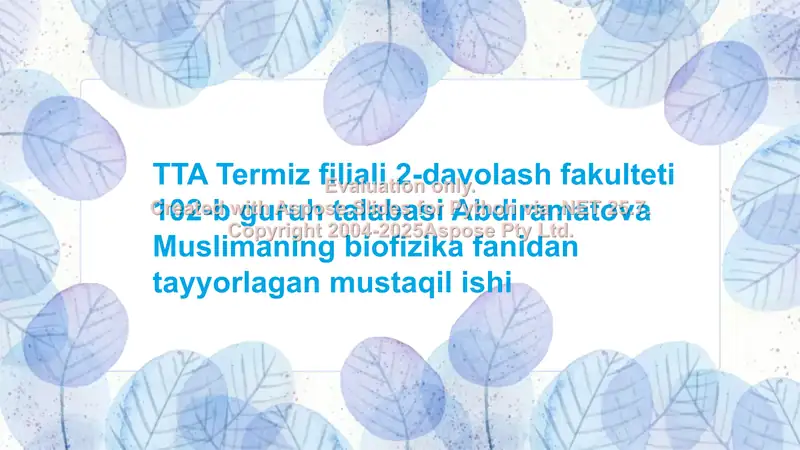 Kompyuter tomografiyasi va uni ishlashining fizik asoslari
