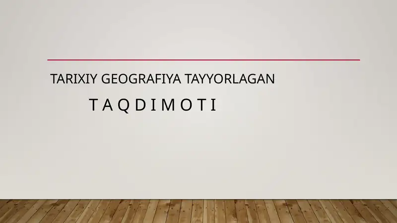 Amir Temur va temuriylar davlati tarixiy geografiyasi