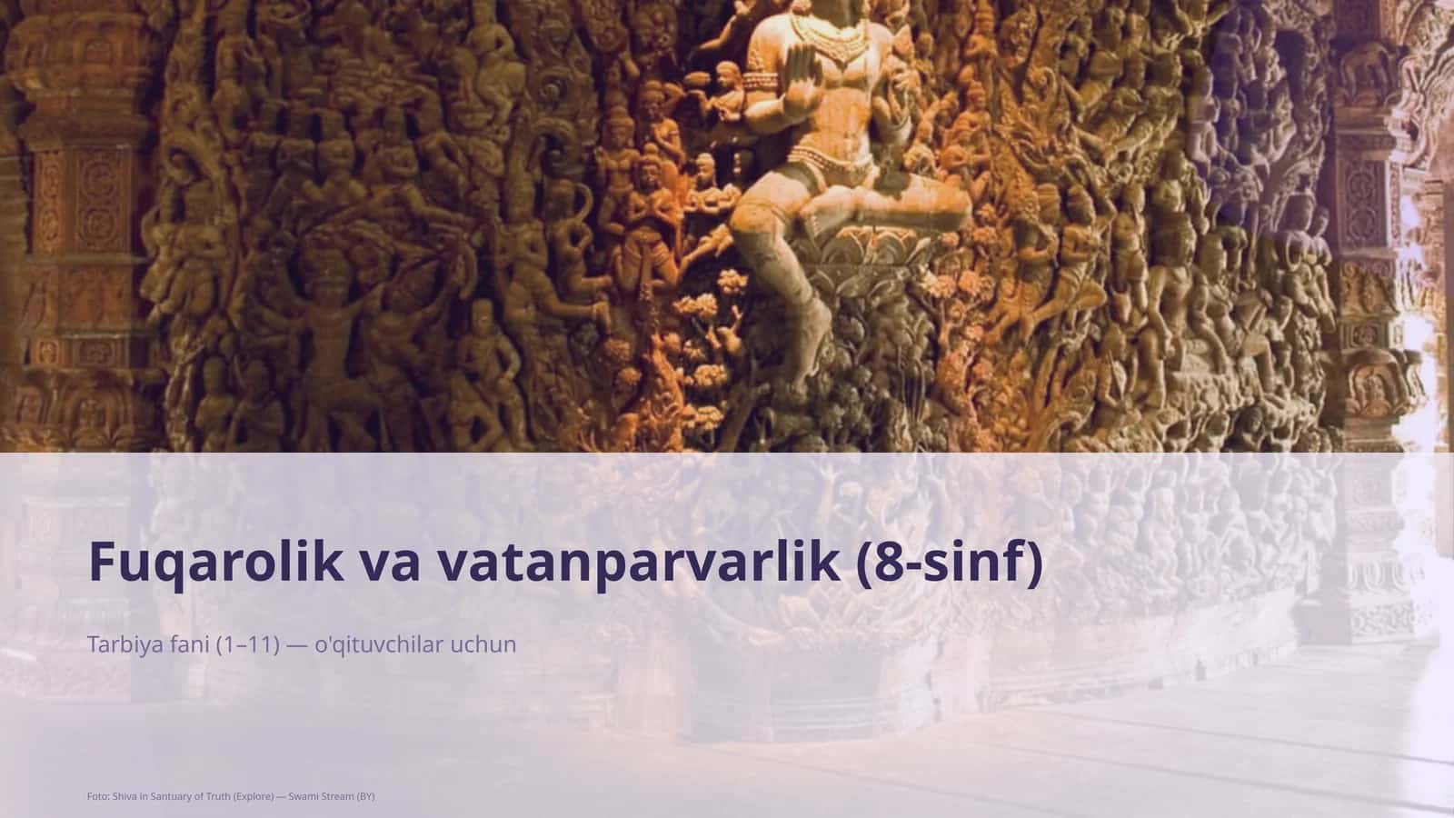 Fuqarolik va vatanparvarlik (8-sinf)