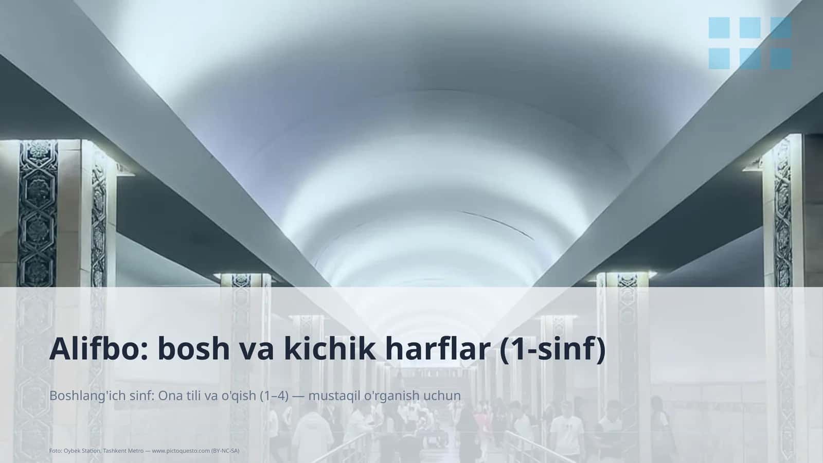 Boshlang'ich sinf: Ona tili va o'qish (1–4)