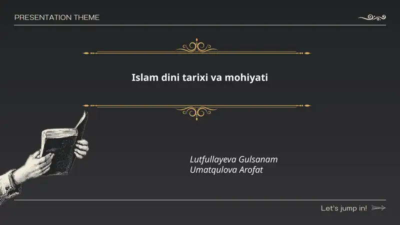 Islam dini tarixi va mohiyati