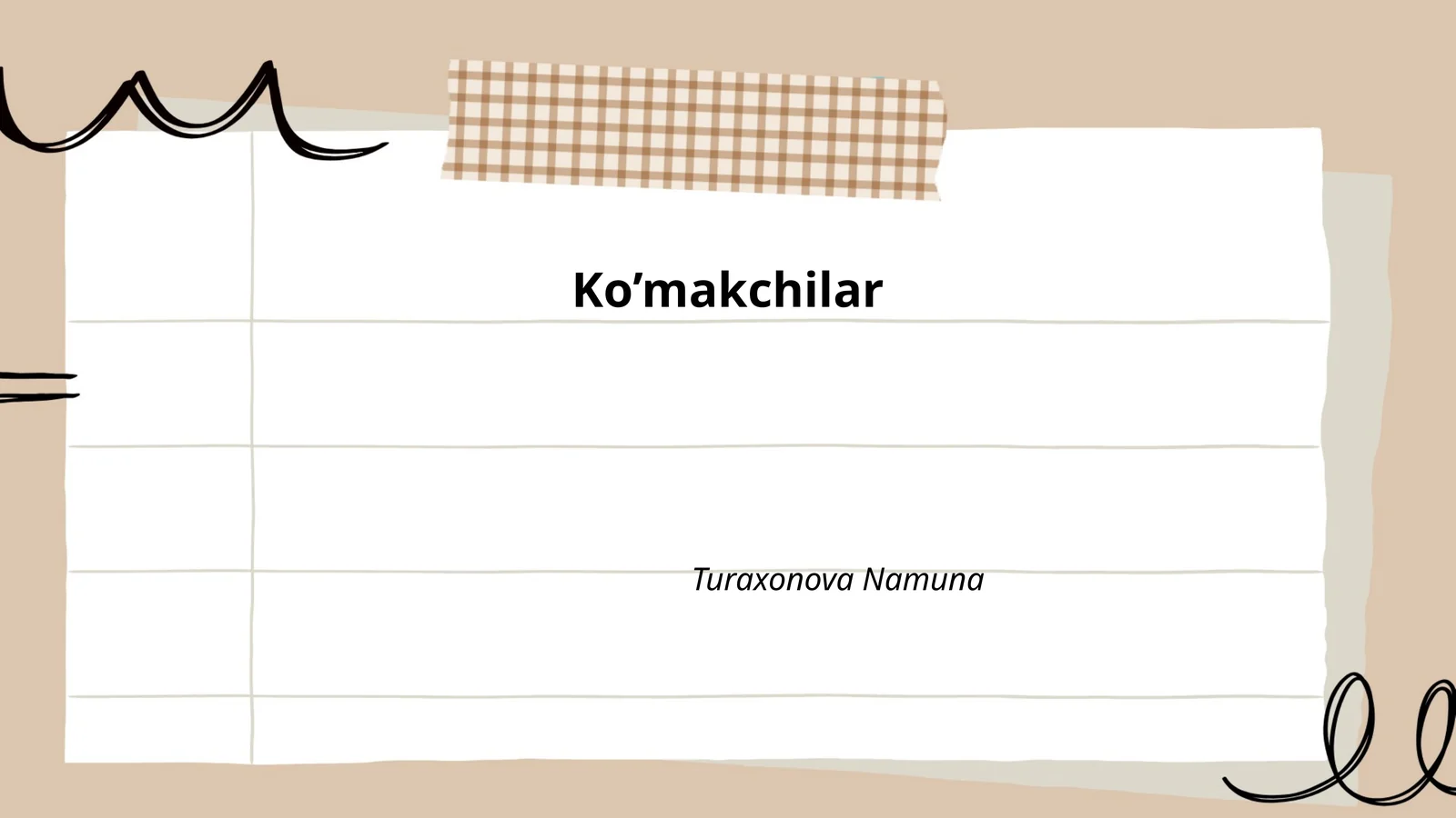Ko'makchilar