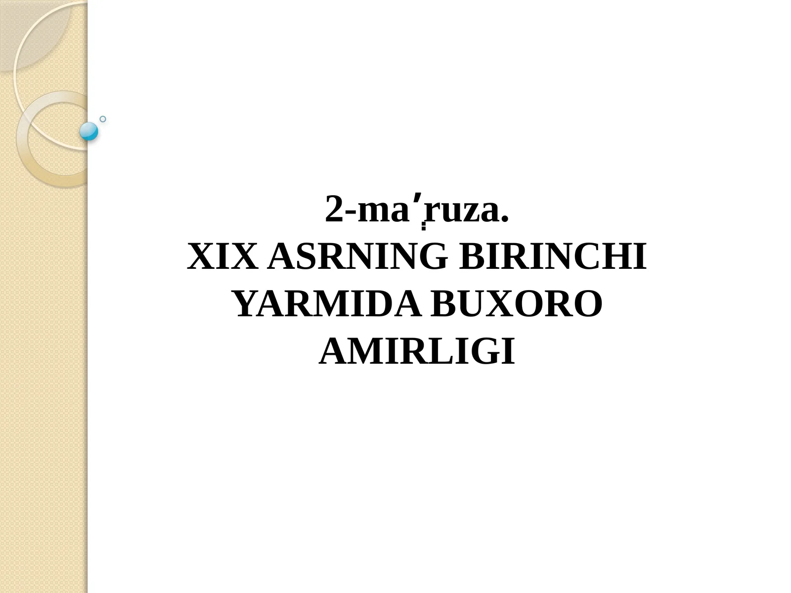 BUXORO AMIRLIGI