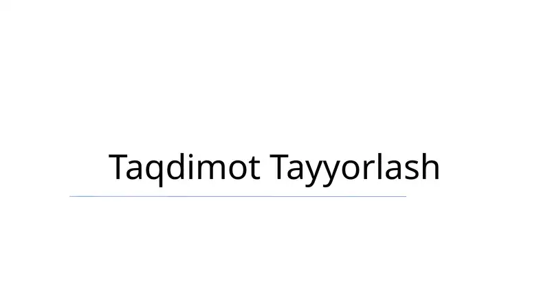 Maftunkor taqdimotni yaratish: maslahatlar va usullar