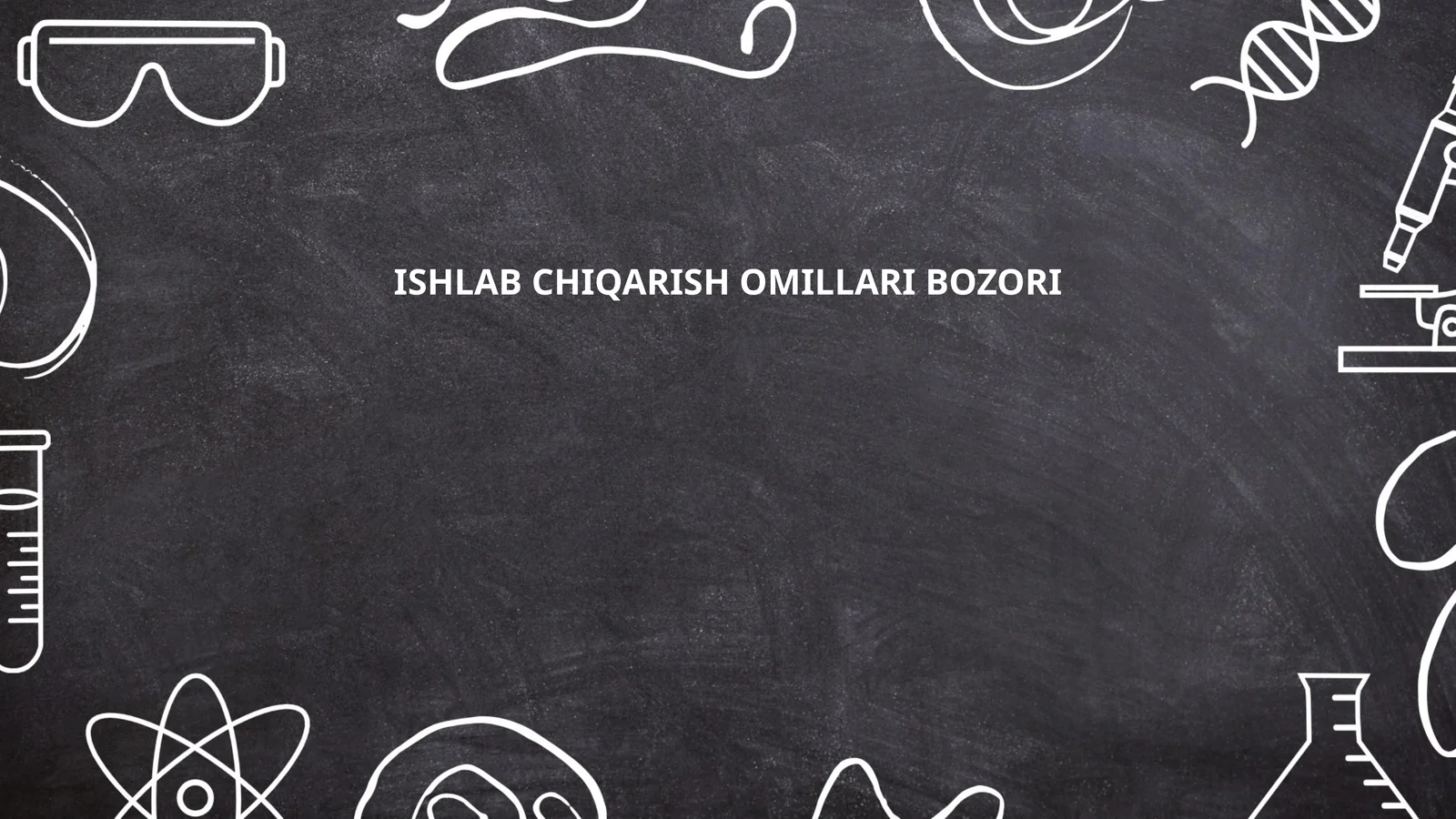 Ishlab Chiqarish Omillari Bozori