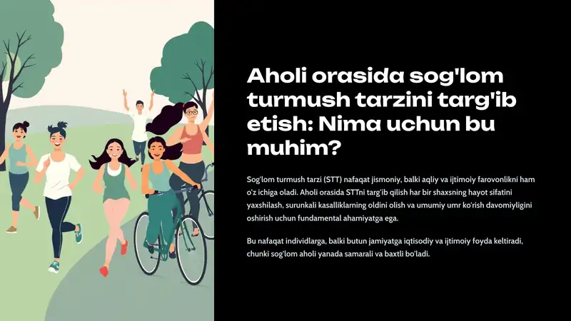 Sog'lom turmush tarzi