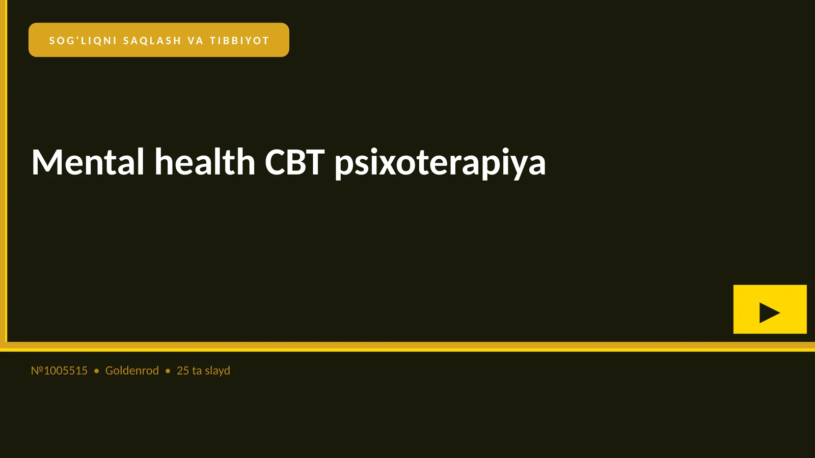 Mental health CBT psixoterapiya