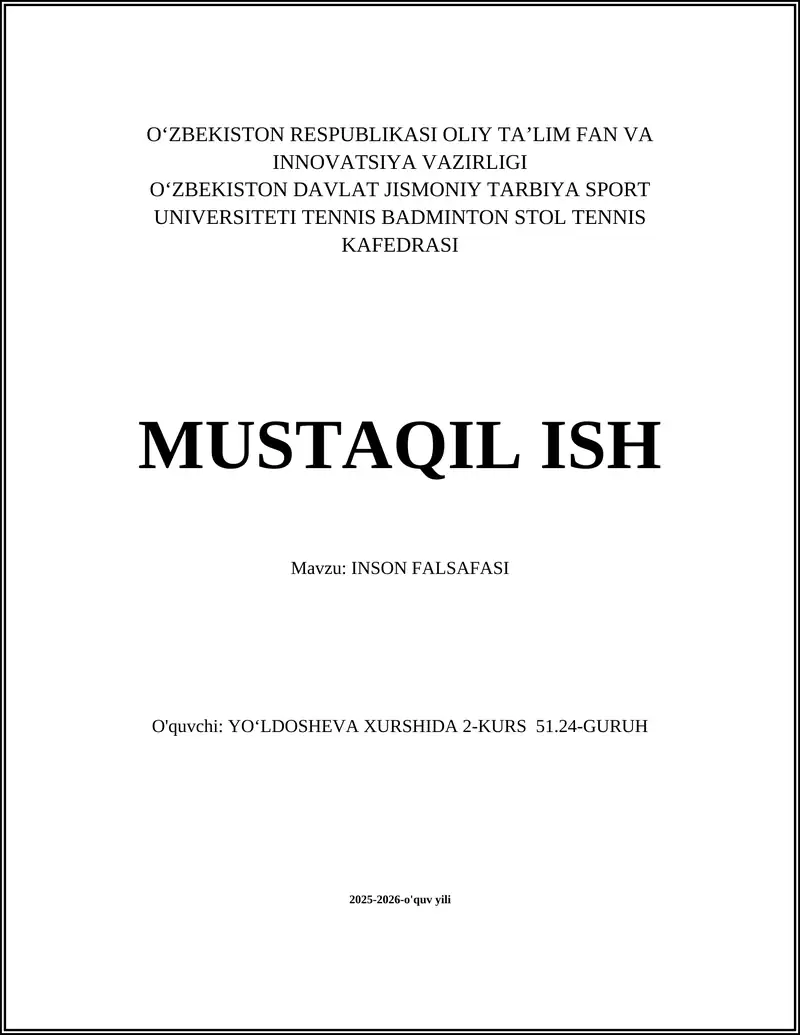 INSON FALSAFASI