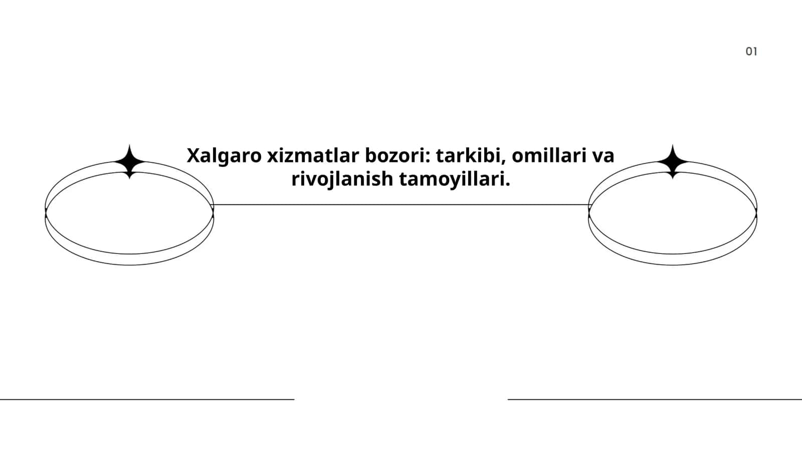 Xalgaro xizmatlar bozori: tarkibi, omillari va rivojlanish tamoyillari