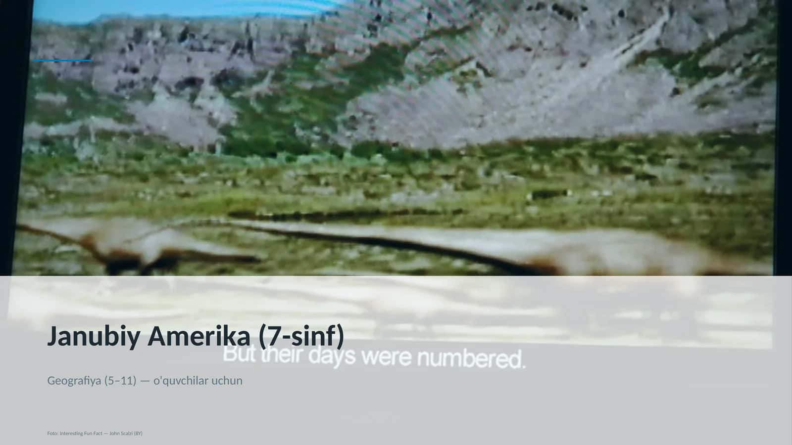 Janubiy Amerika (7-sinf)