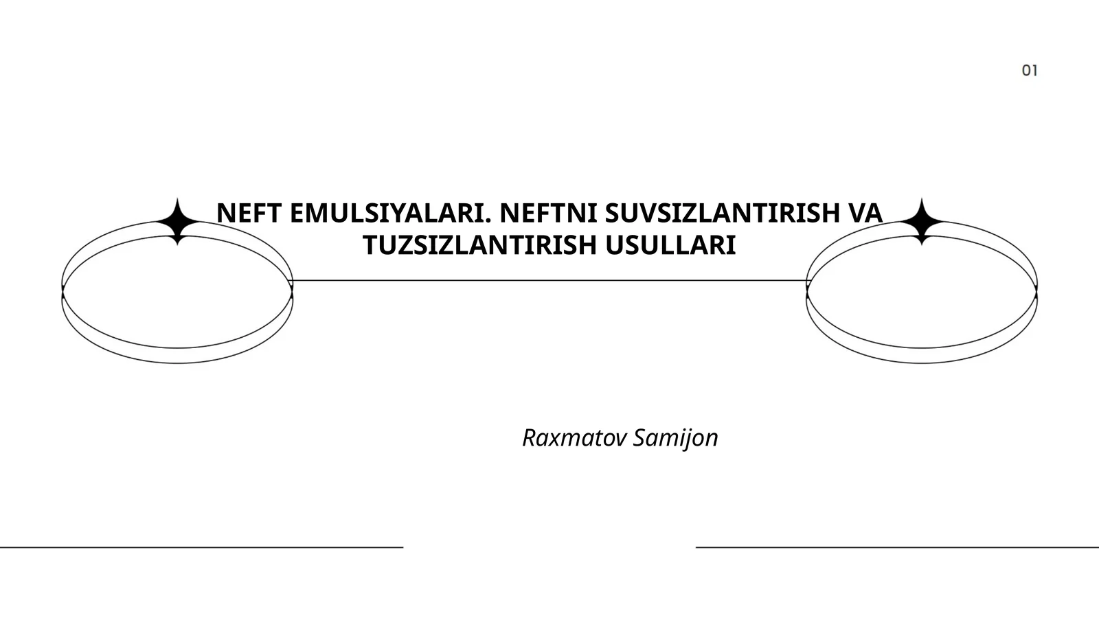 NEFT EMULSIYALARI. NEFTNI SUVSIZLANTIRISH VA TUZSIZLANTIRISH USULLARI