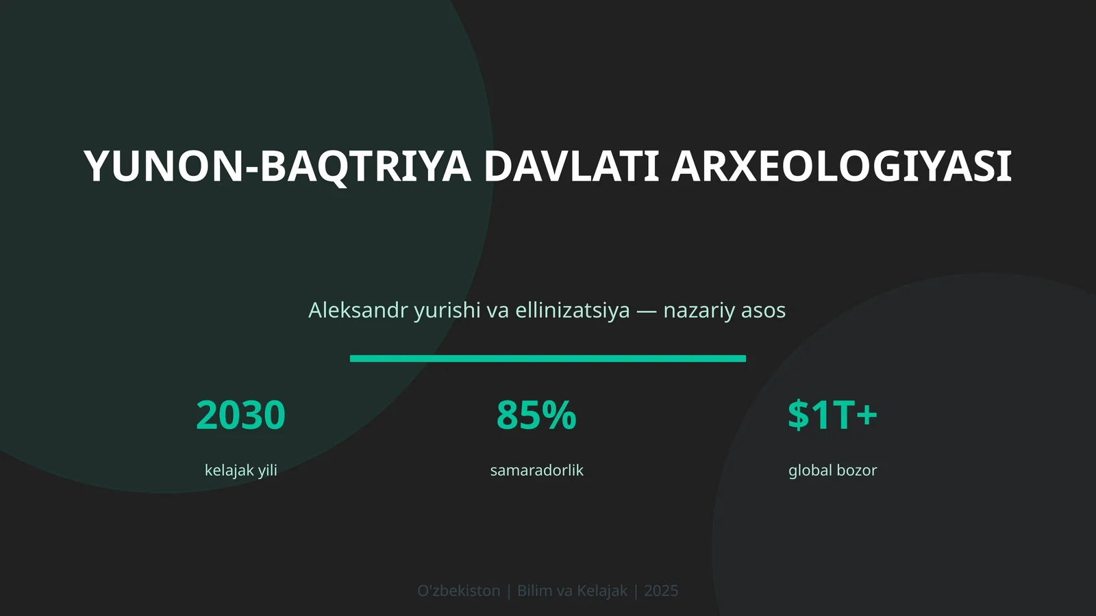 Yunon-Baqtriya davlati arxeologiyasi