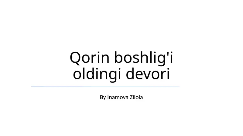 Qorin boshlig'i oldingi devori