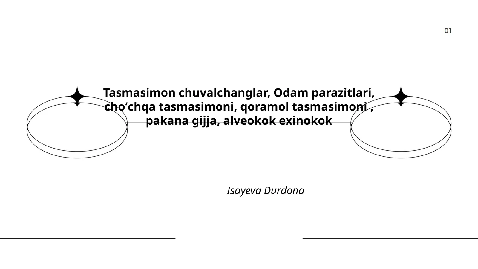 Tasmasimon chuvalchanglar va odam parazitlari