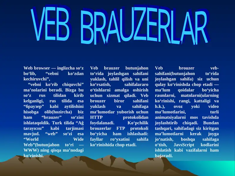 Veb brauzerlar