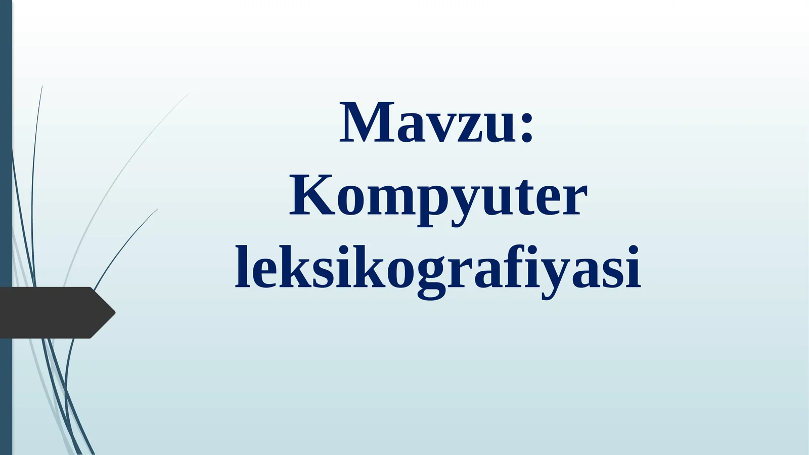 Kompyuter leksikografiyasi