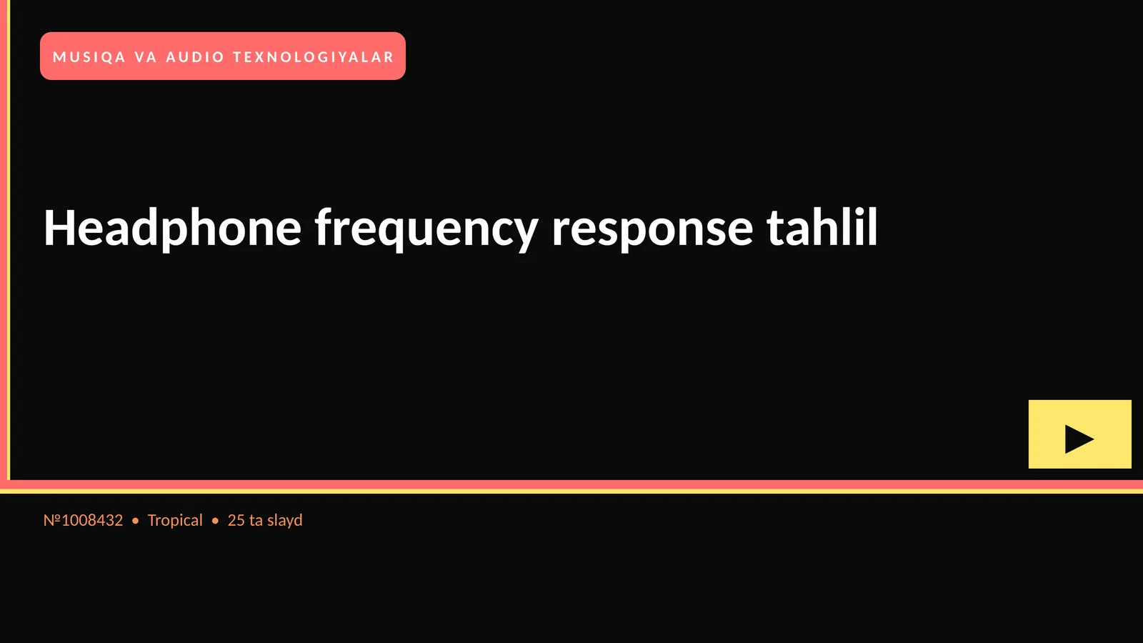 Headphone frequency response tahlil