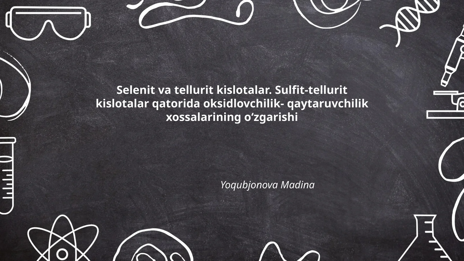 Selenit va tellurit kislotalar
