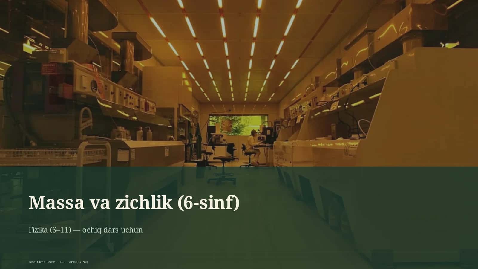Massa va zichlik (6-sinf)