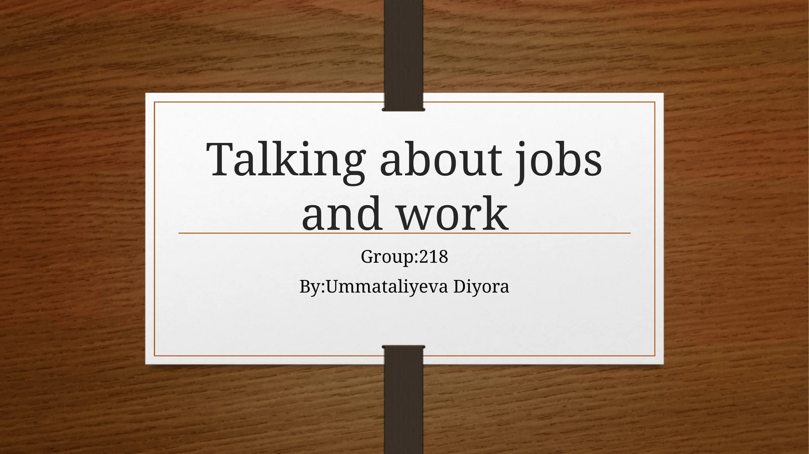 Jobs and Professions