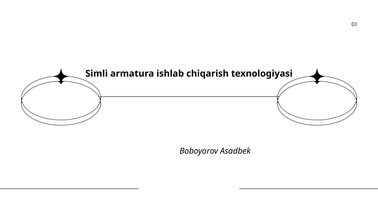 Simli armatura ishlab chiqarish texnologiyasi
