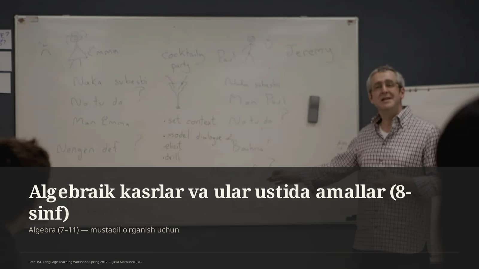 Algebraik kasrlar va ular ustida amallar (8-sinf)