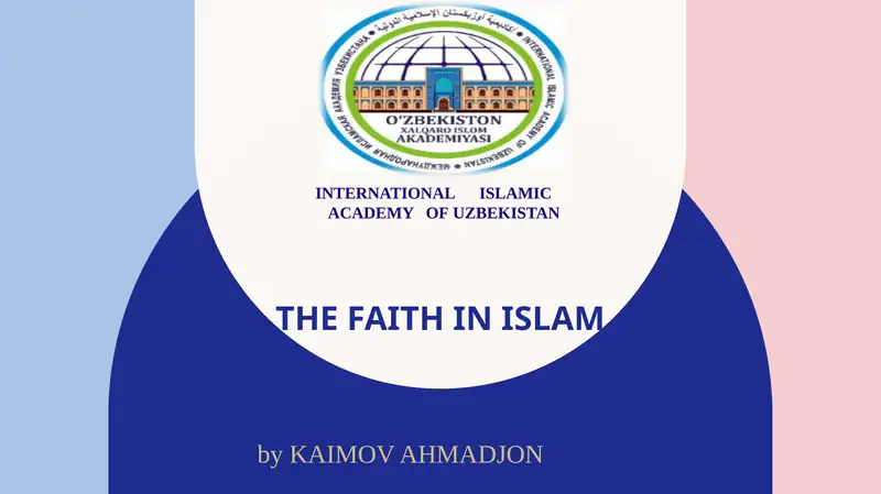 The Faith in Islam