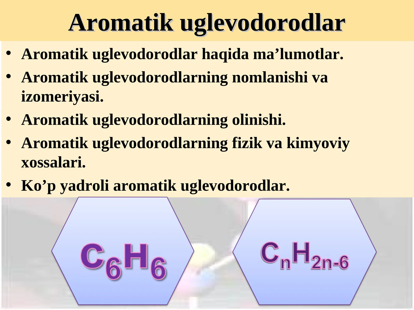 Aromatik uglevodorodlar