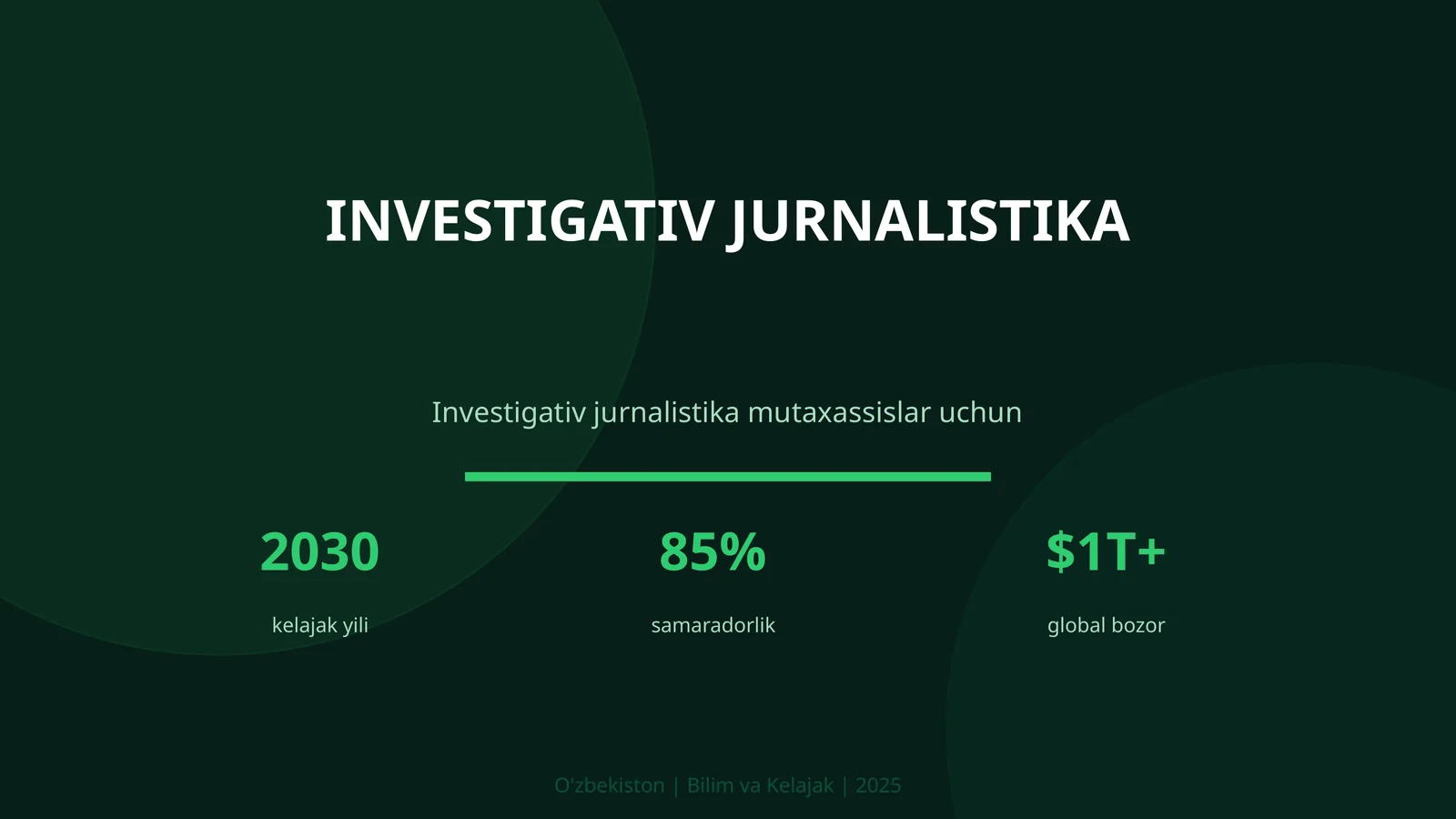 INVESTIGATIV JURNALISTIKA