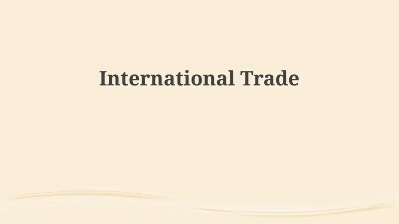 International Trade