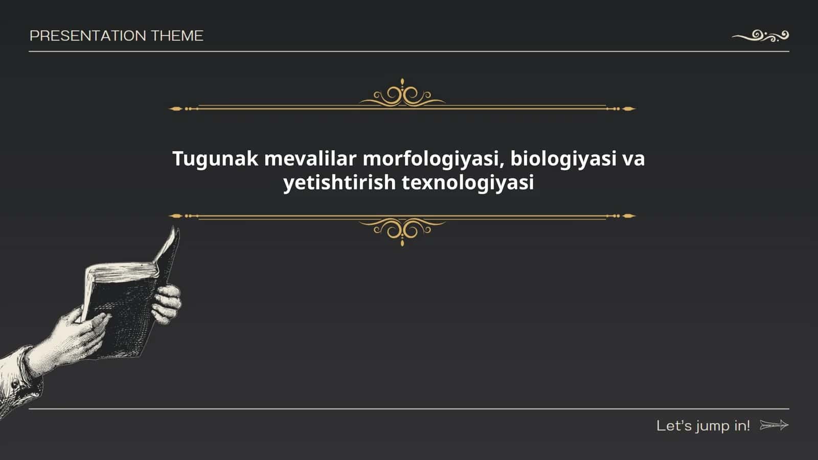 Tugunak mevalilar morfologiyasi, biologiyasi va yetishtirish texnologiyasi