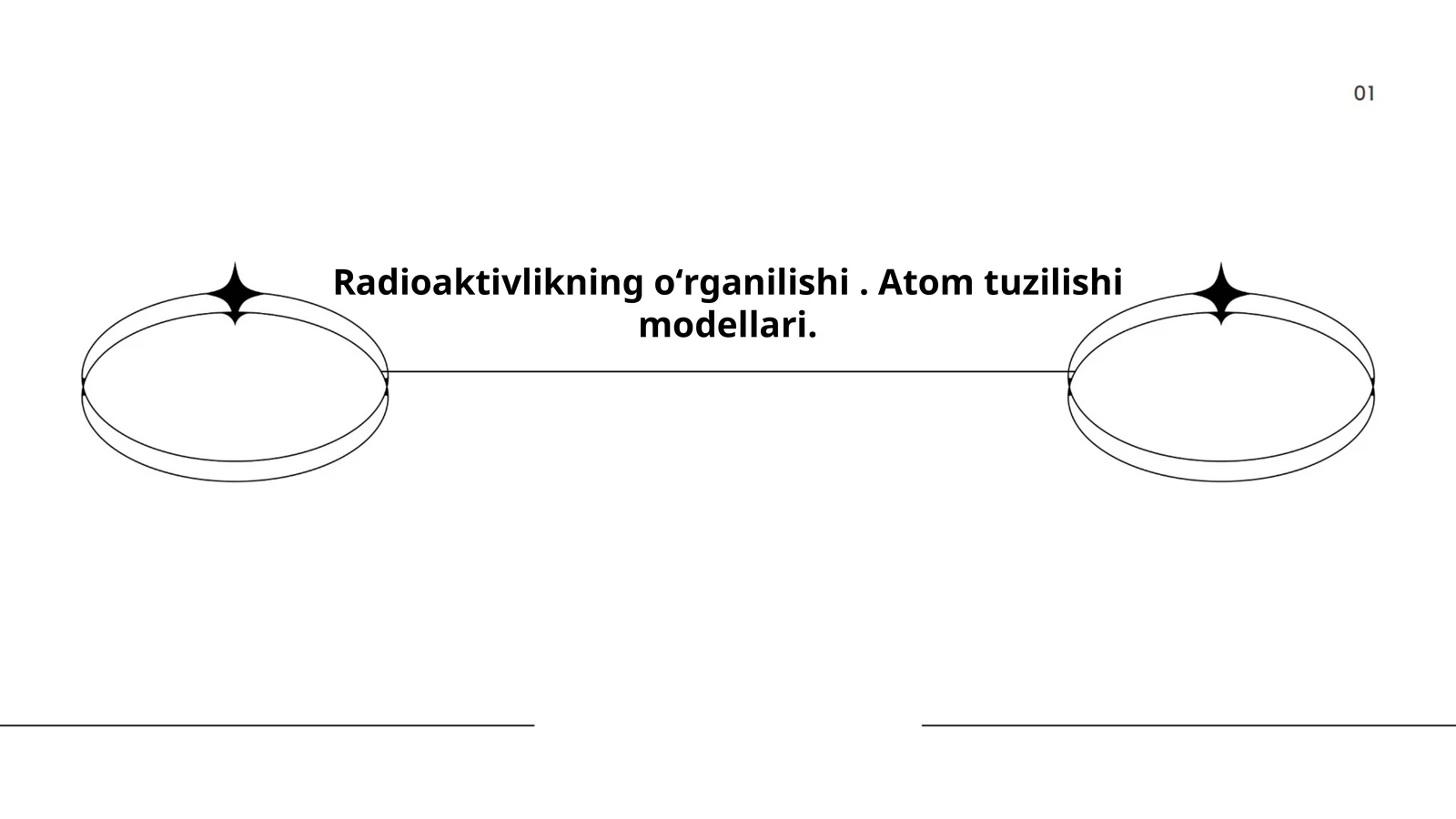 Radioaktivlikning oʻrganilishi. Atom tuzilishi modellari