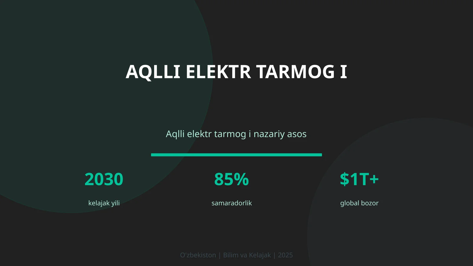 Aqlli elektr tarmog i