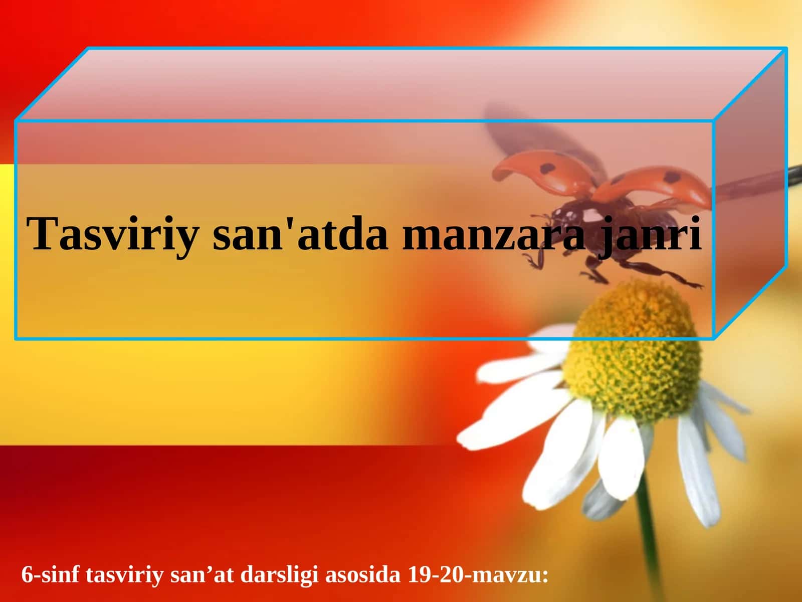 Tasviriy san'atda manzara janri