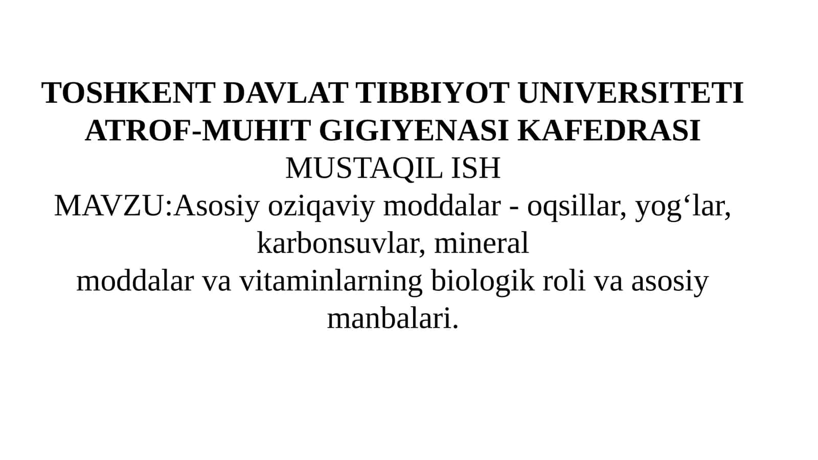 Oziqaviy moddalar