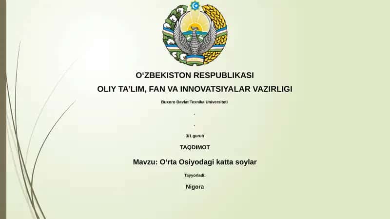 Oʻrta Osiyodagi katta soylar