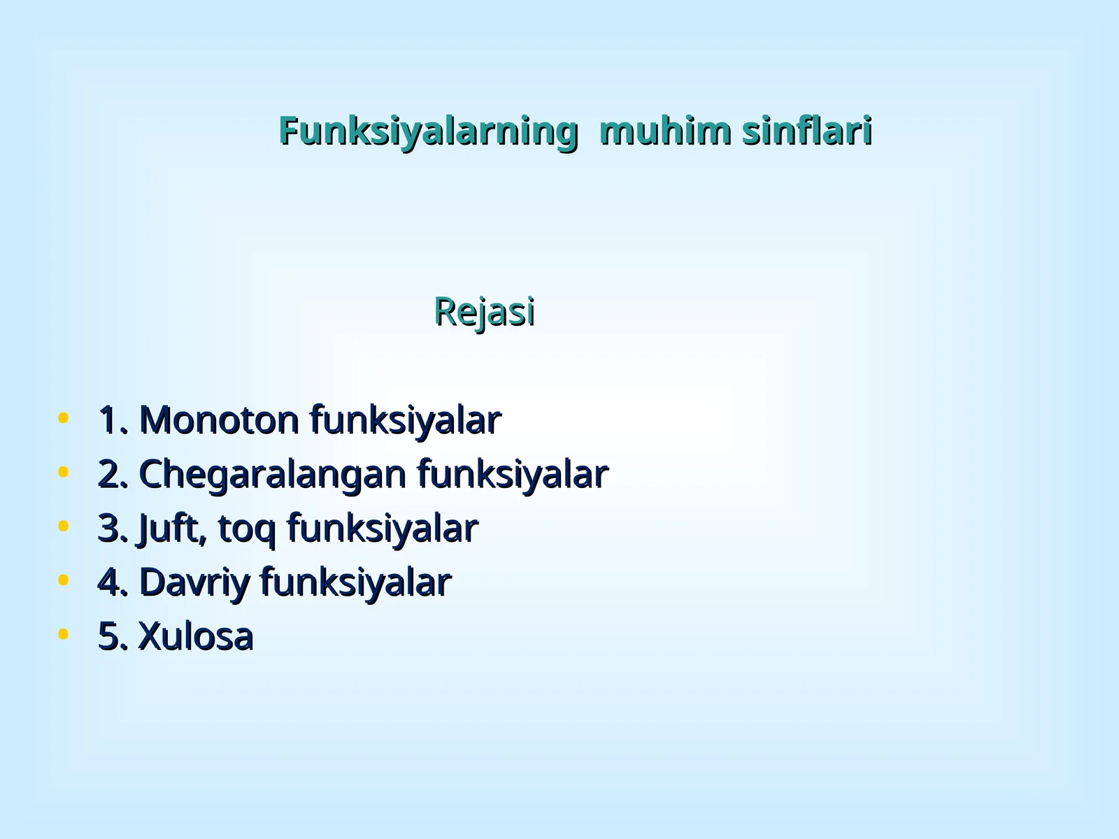 Funksiyalar