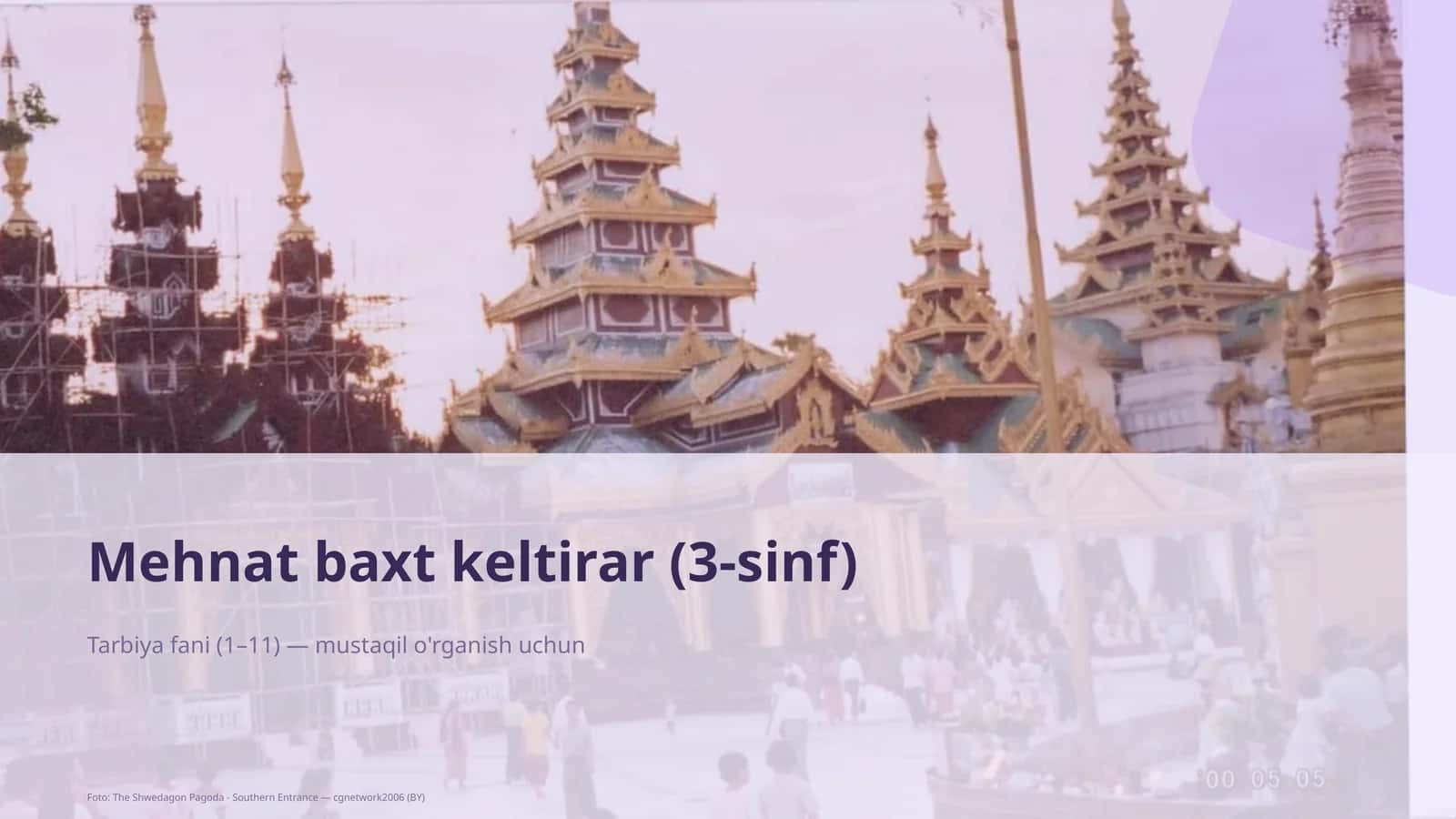 Mehnat baxt keltirar (3-sinf)
