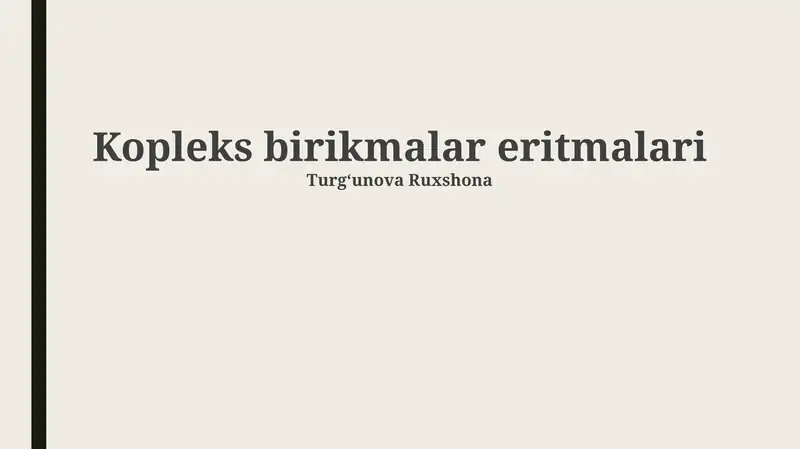 Kompleks birikmalar
