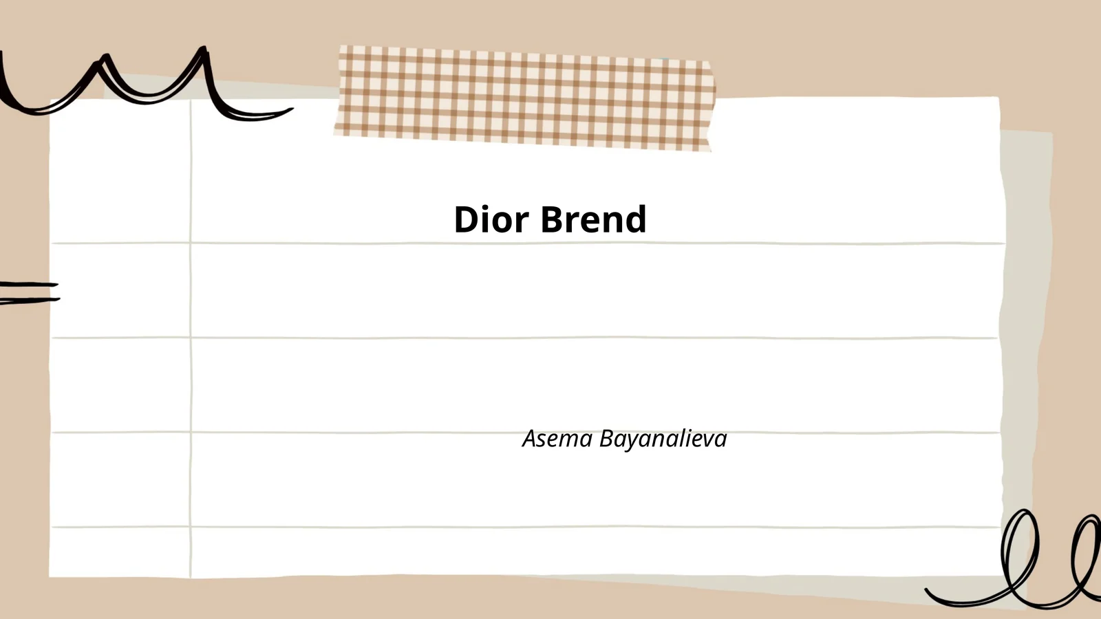 Dior Brend