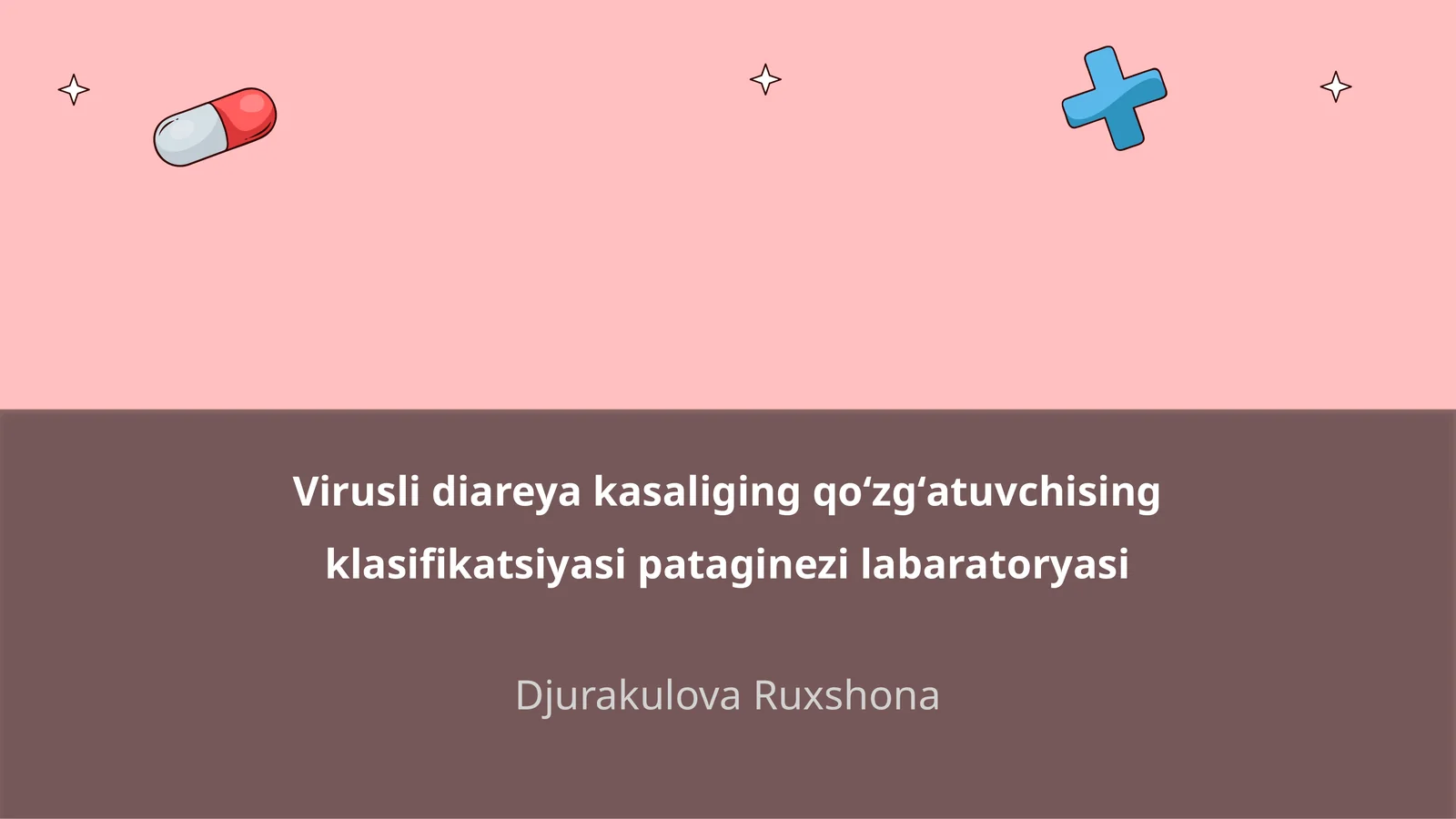 Virusli diareya kasaliging qoʻzgʻatuvchising klasifikatsiyasi pataginezi labaratoryasi