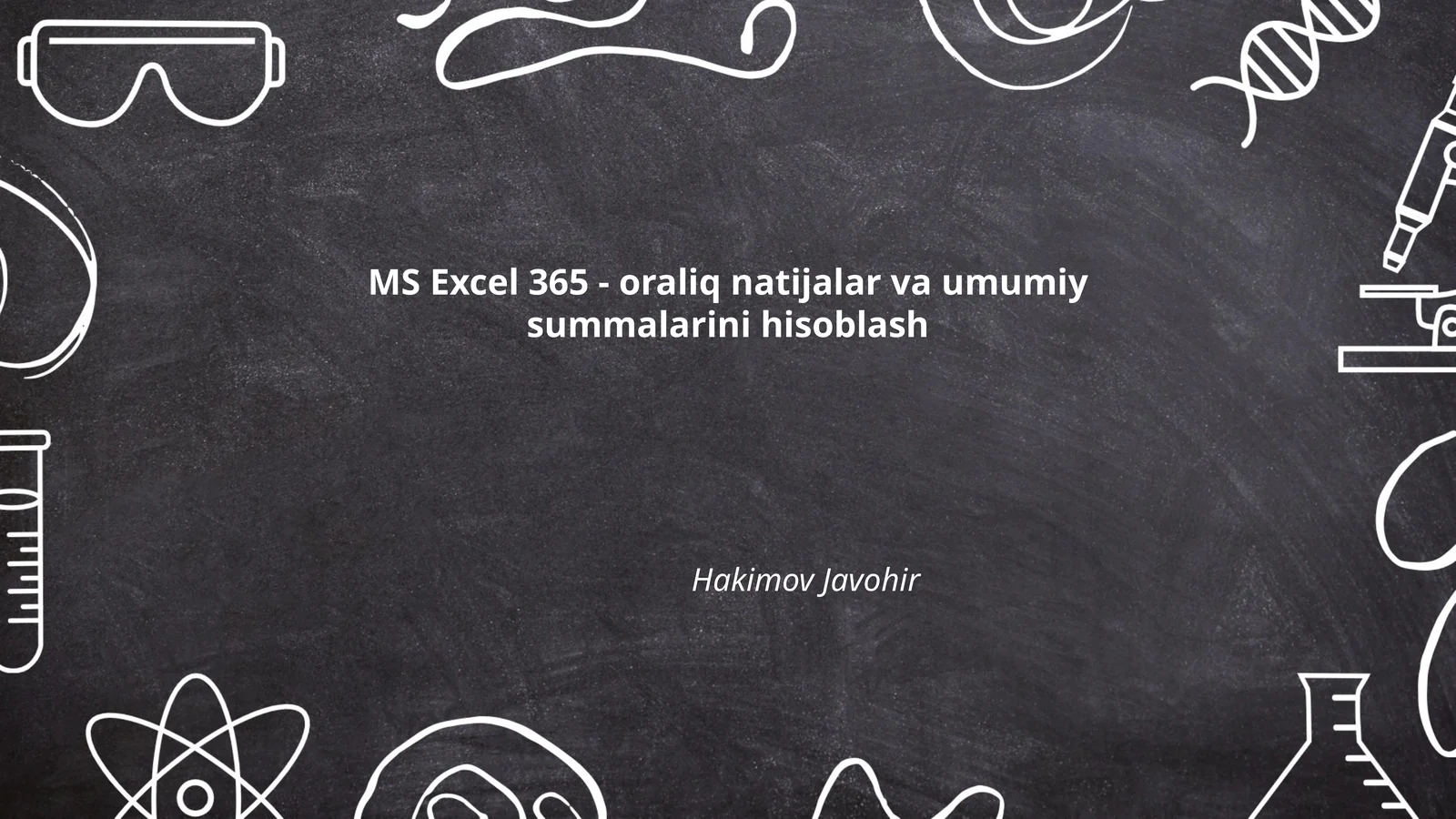 MS Excel 365