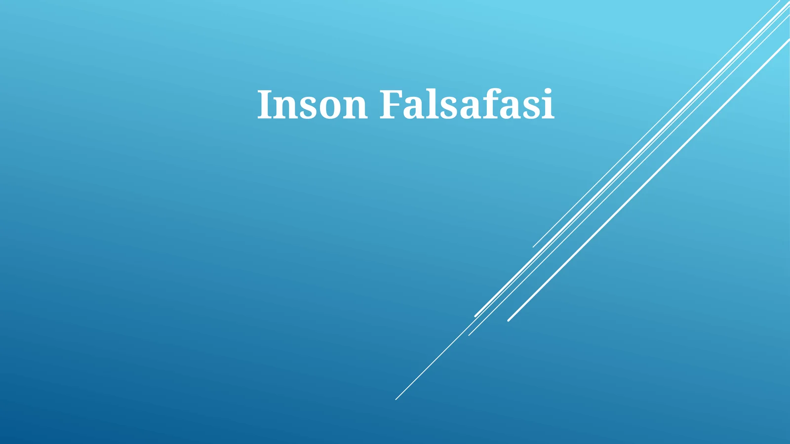Inson Falsafasi