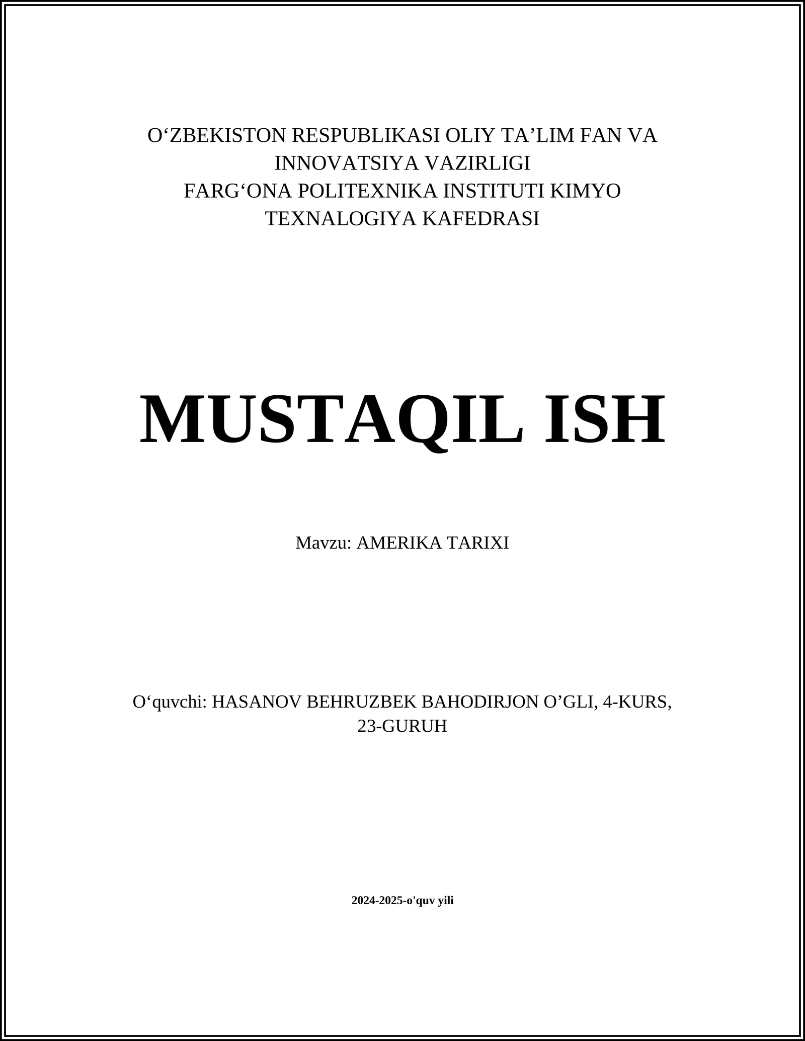 Amerikaning kashf etilishi