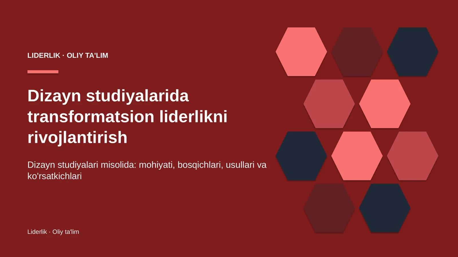 dizayn studiyalarida transformatsion liderlikni rivojlantirish 7695