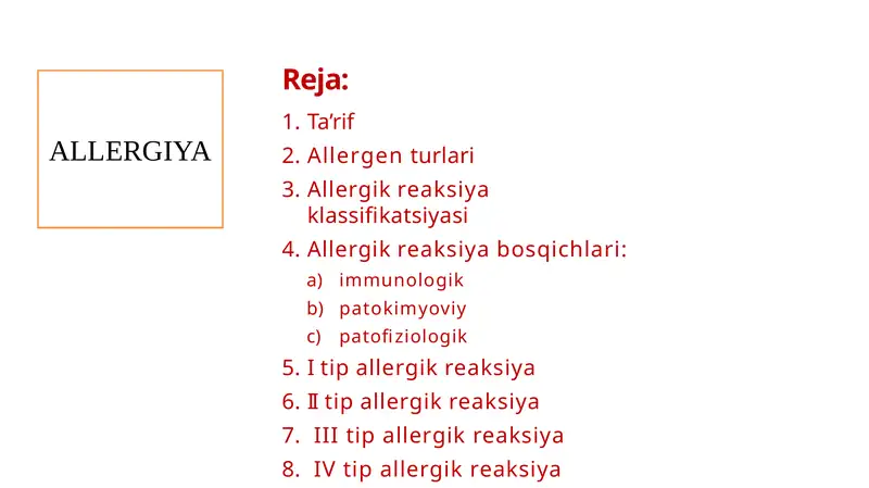 Allergiya