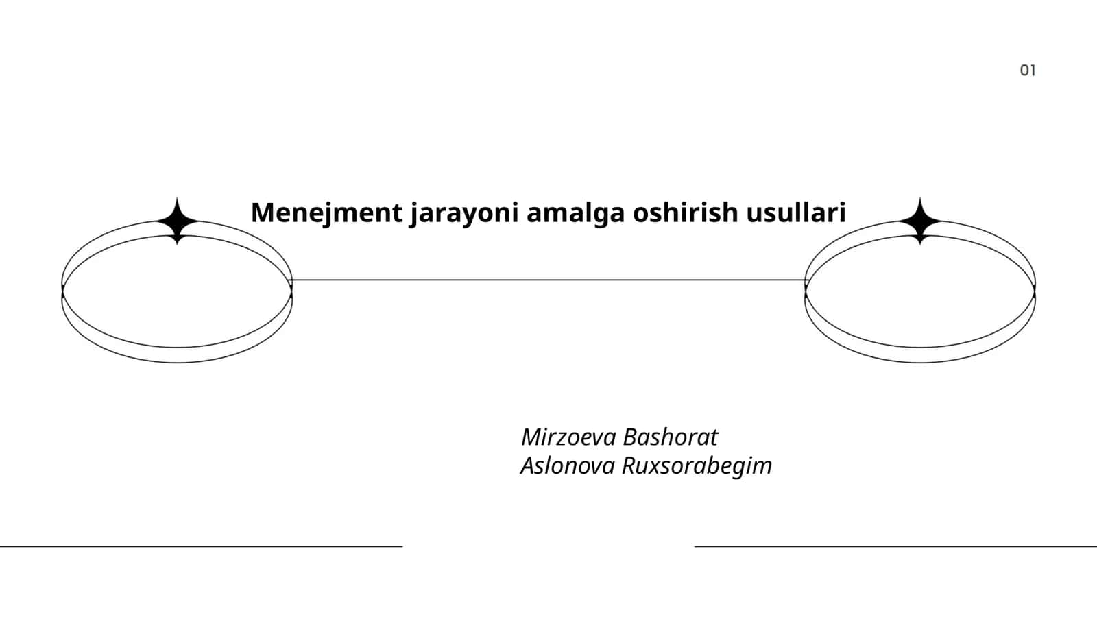 Menejment jarayoni amalga oshirish usullari
