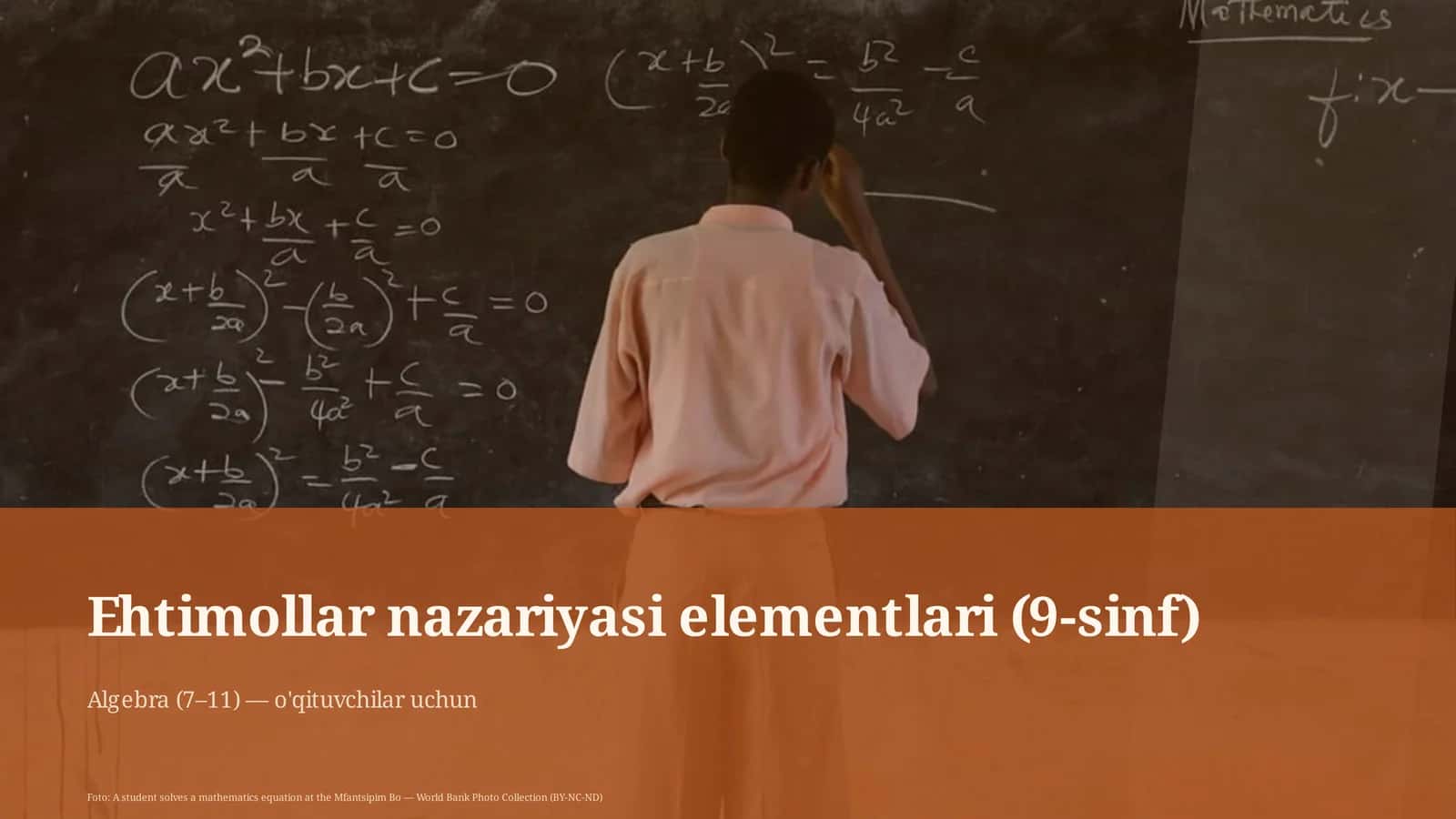 Ehtimollar nazariyasi elementlari (9-sinf)