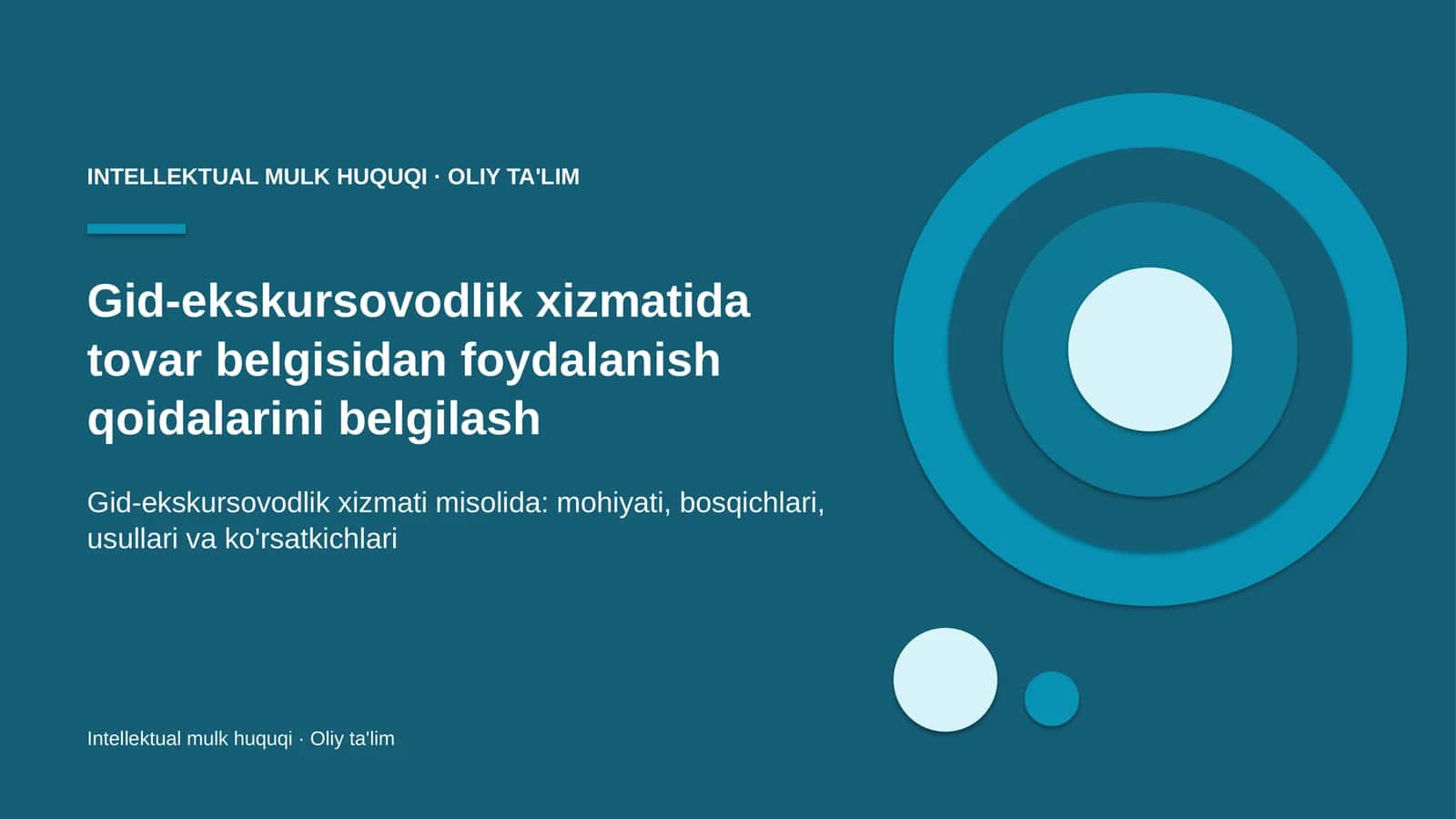gid ekskursovodlik xizmatida tovar belgisidan foydalanish qoidalarini belgilash 6399