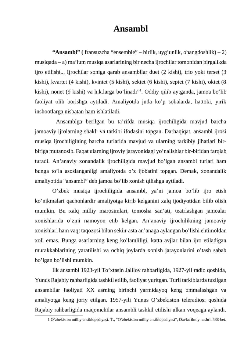 Ansambl